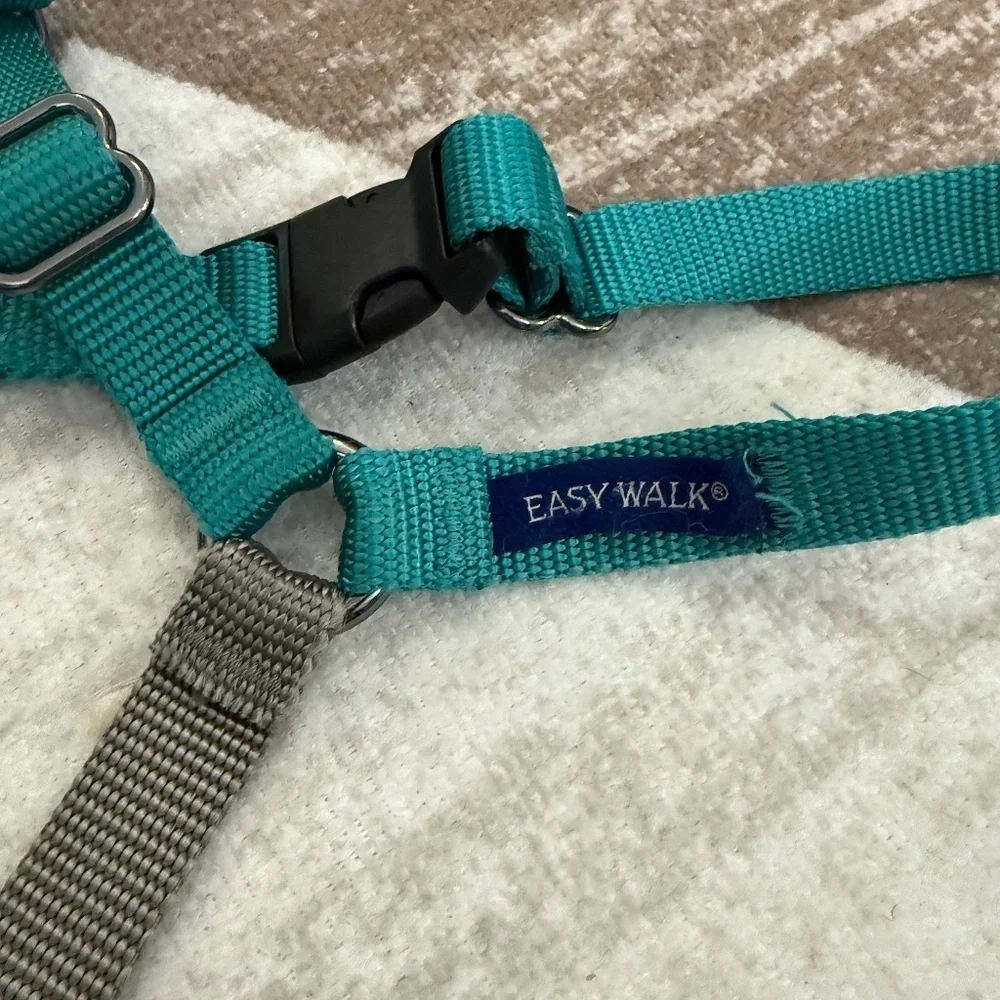 PetSafe Easy Walk Dog Harness Teal Gray Medium